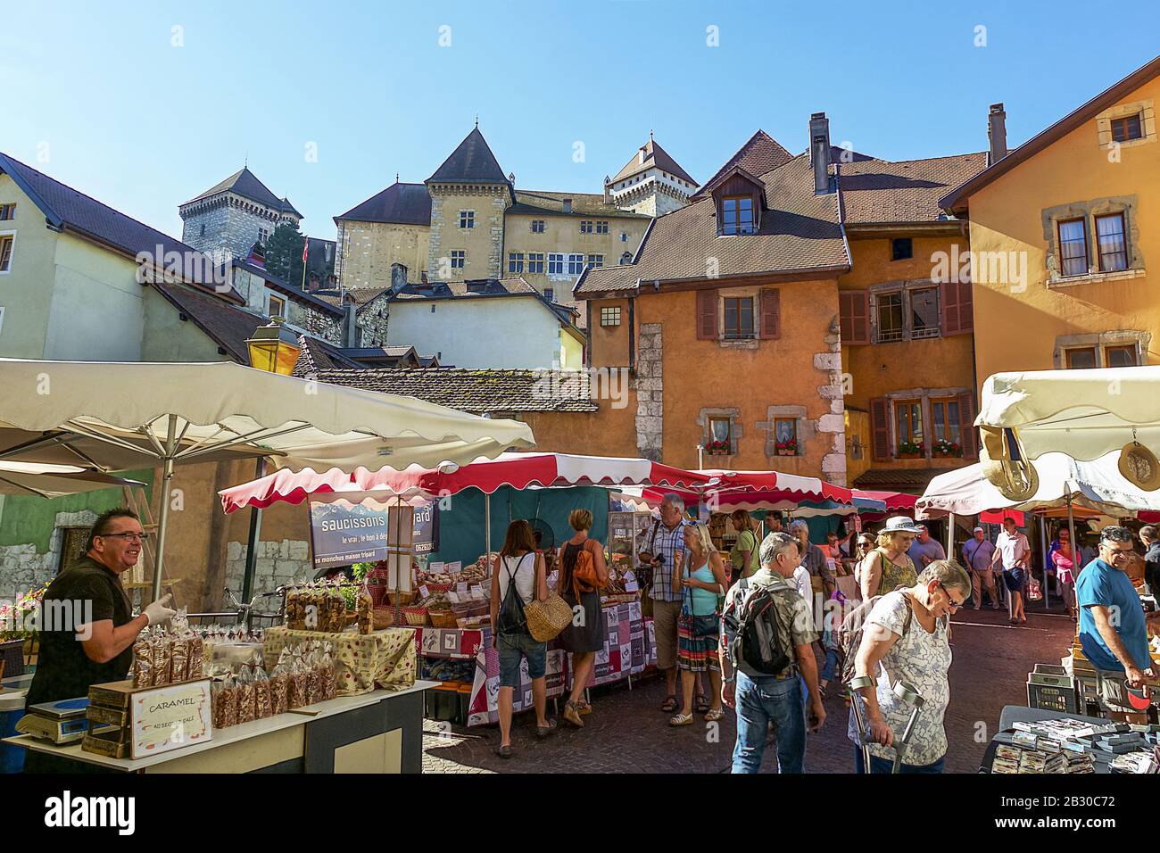 Mercati Di Annecy Francia Foto Stock