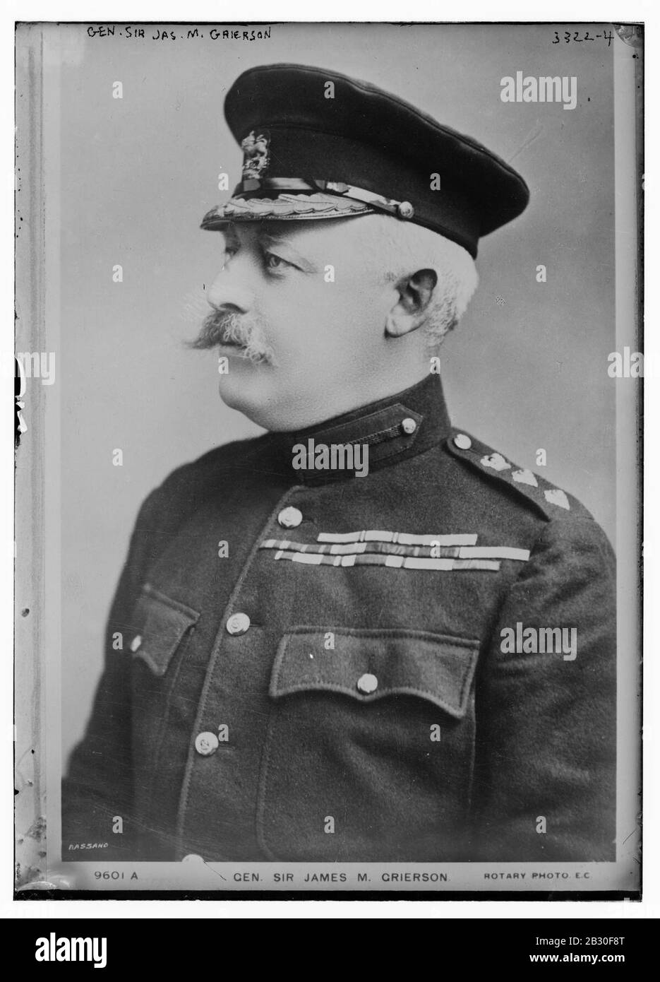 Gen. Sir Jas. M. Grierson Foto Stock