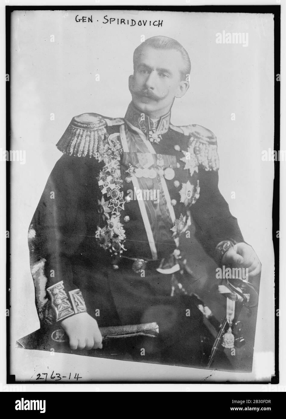 Gen. Spiridovich Foto Stock