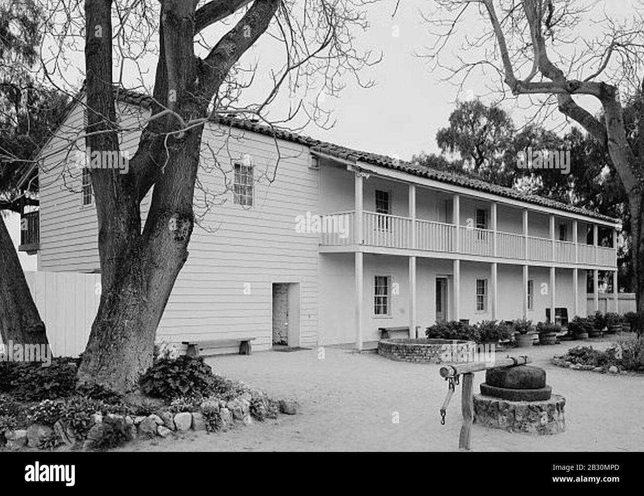 Generale Jose Castro House Mission Plaza San Juan Bautista (San Benito County California). Foto Stock