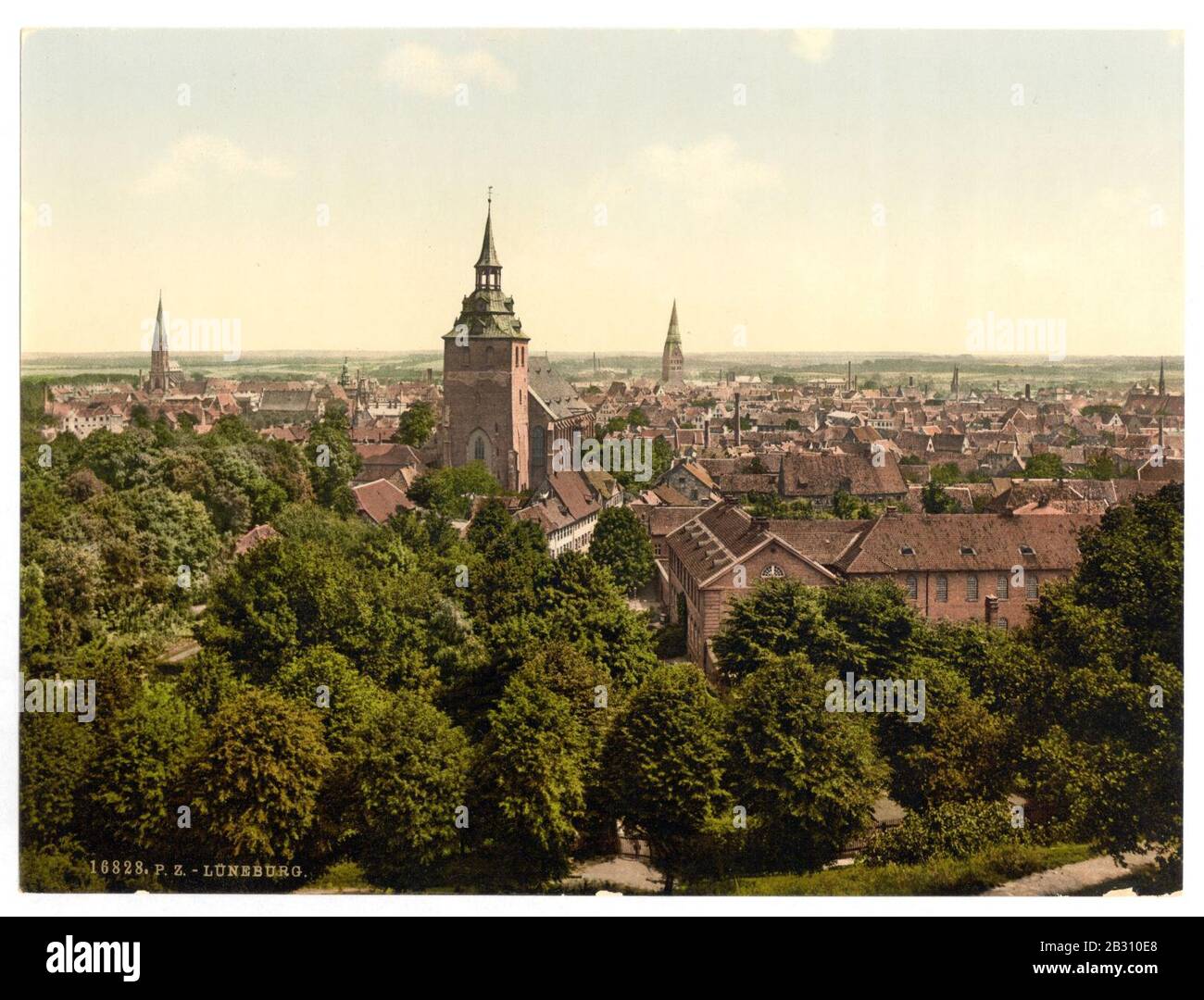Vista Generale, Luneburg, Hannover, Germania- Foto Stock
