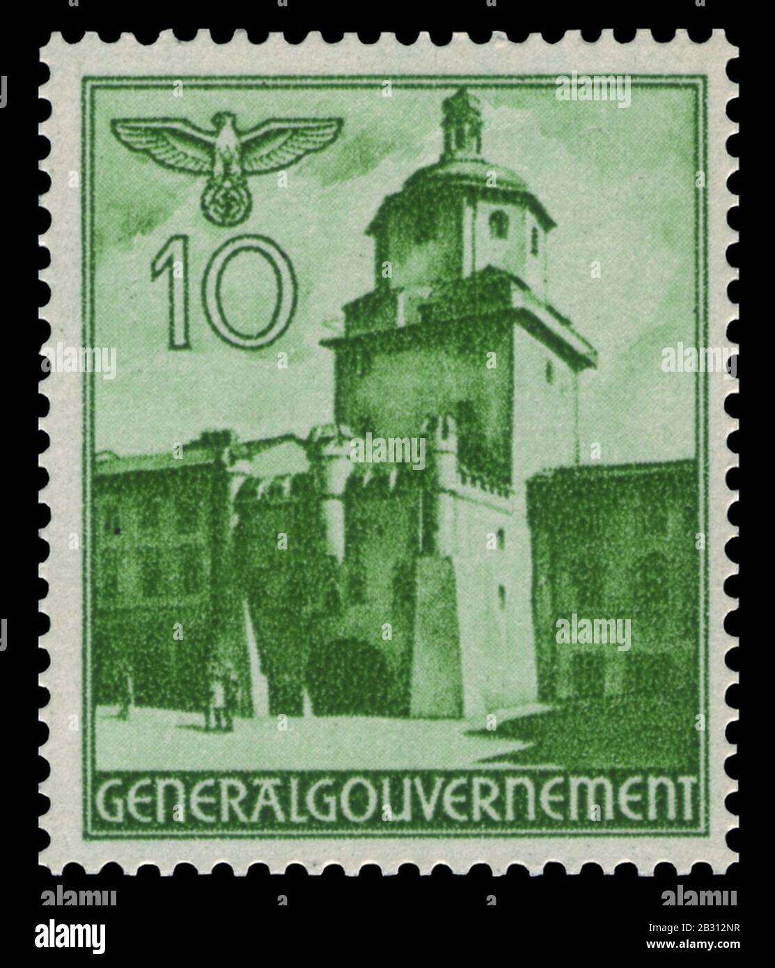 Generalgouvernement 1940 42 Krakauer Tor A Lublino. Foto Stock