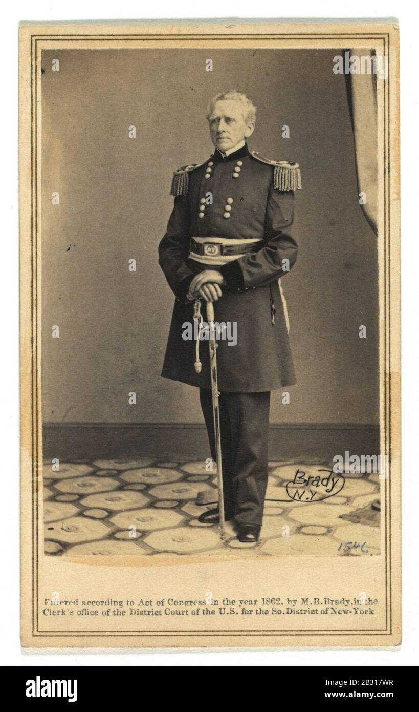 Gen'l Dix ‘SShoot il primo uomo che osa tirare la bandiera verso il basso - E. & H.T. Anthony (Ditta), 501 Broadway, N.y. Foto Stock