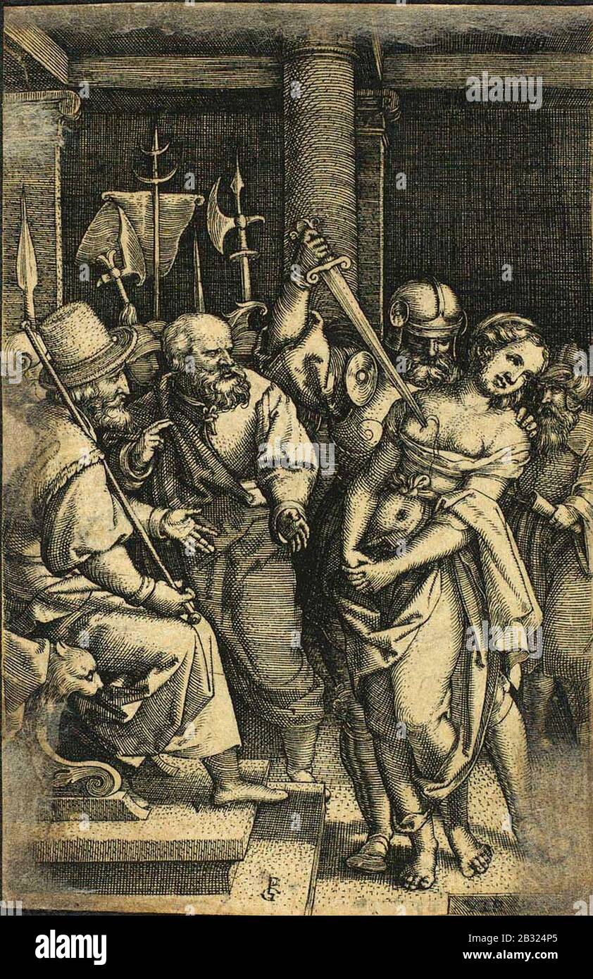 Georg Pencz - Virgínia. Foto Stock