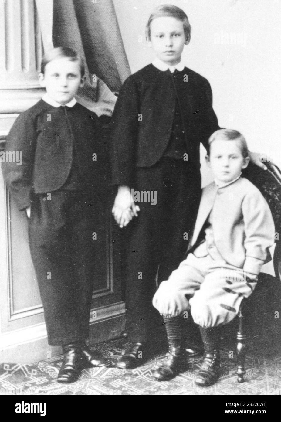 Georg und Ludwig und Rudolf Quidde. Foto Stock