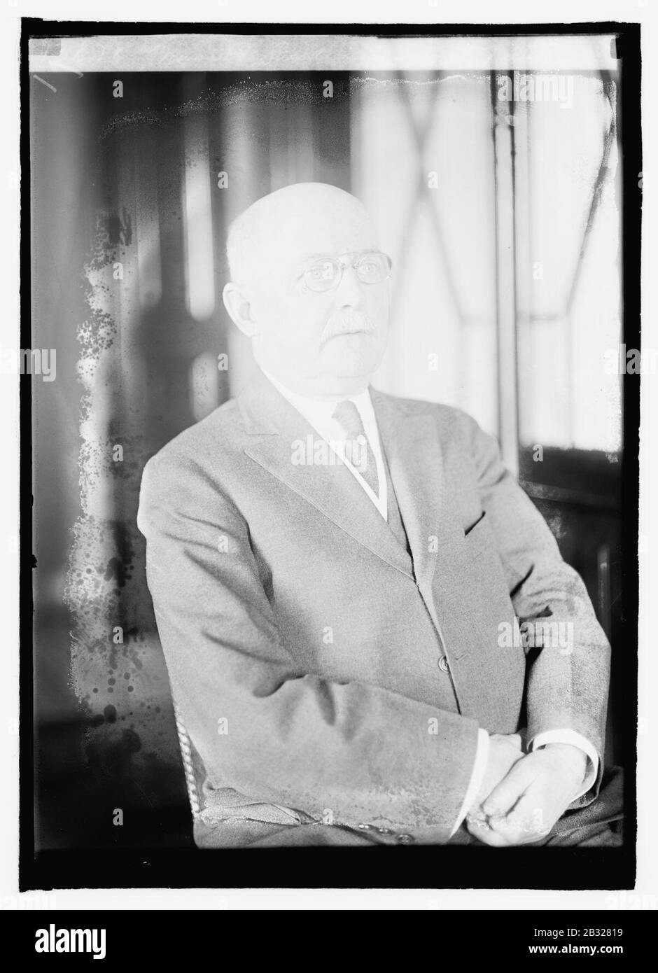 George A. Sanderson, Secty. Del Senato Foto Stock