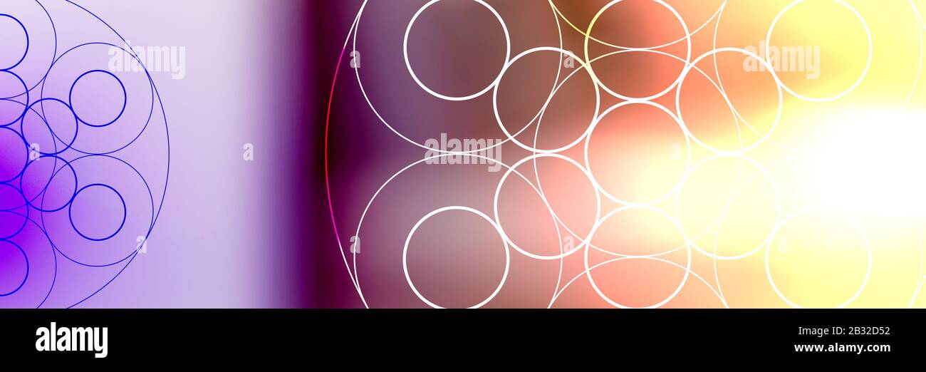 Sfondo colorato con elemento geometrico e spazio per il testo. Elementi decorativi vintage. Motivi di geometria sacra. Foto Stock