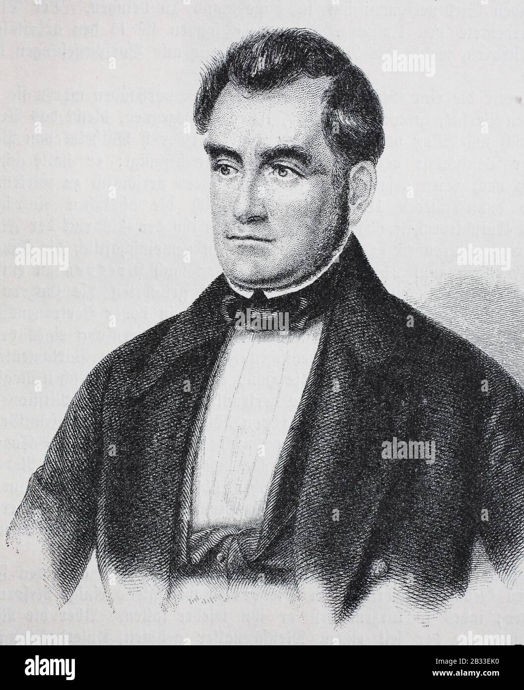 Heinrich Wilhelm August Freiherr von Gagern (20 agosto 1799 – 22 maggio 1880) è stato uno statista che ha sostenuto l'unificazione della Germania / Heinrich Wilhelm August Freiherr von Gagern (20. Agosto 1799 - 22. Mai 1880) guerra in Staatsmann, der sich für die Vereinigung Deutschlands einsetzte, Historisch, digitale migliorata riproduzione di un originale del 19th secolo / digitale Reproduktion einer Originalvorlage aus dem 19. Jahrhundert, Foto Stock