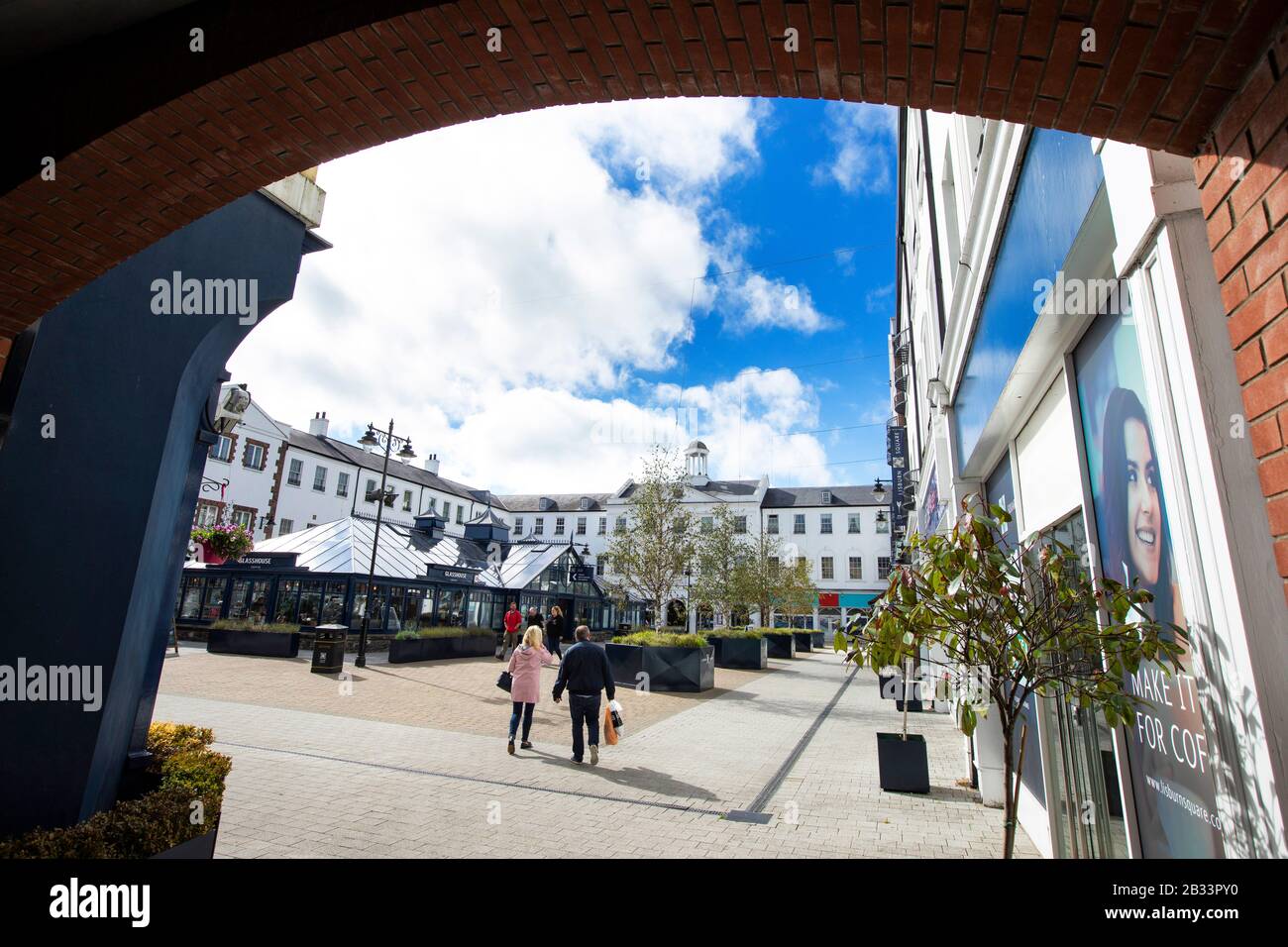 Lisburn City Centre, Irlanda Del Nord Foto Stock