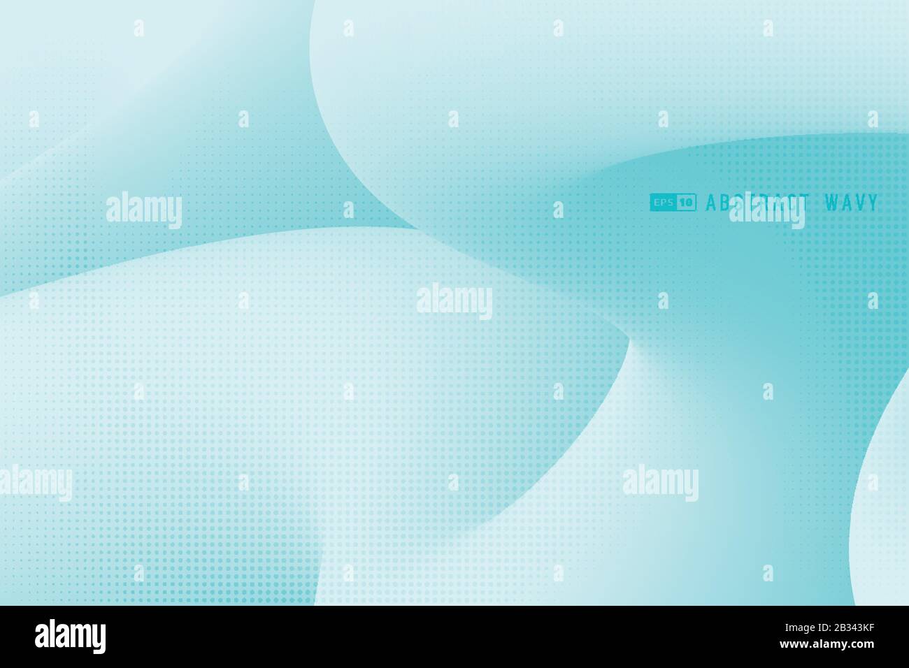 Sfumatura astratta blu fluido linea ondulata disegno di disegno sfondo. Da utilizzare per annuncio, poster, grafica, disegno di modelli, stampa. Vettore di illustrazione Illustrazione Vettoriale