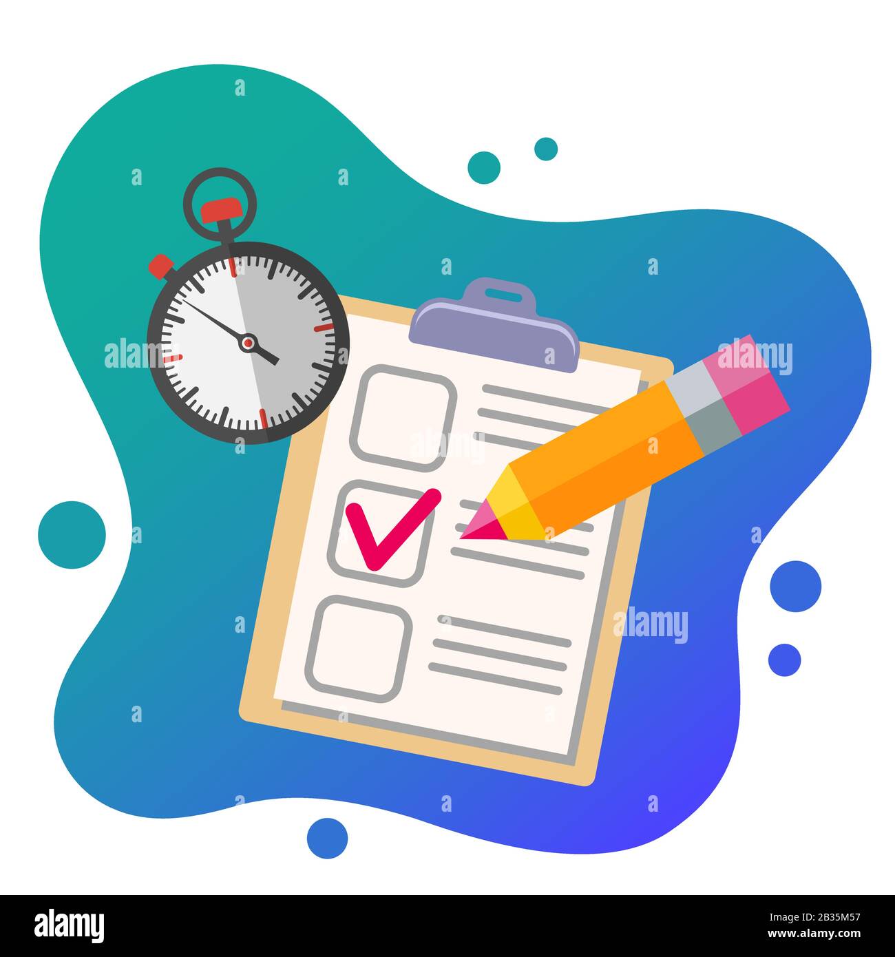 Istruzione Flat icona impostare Illustrazione Vettoriale