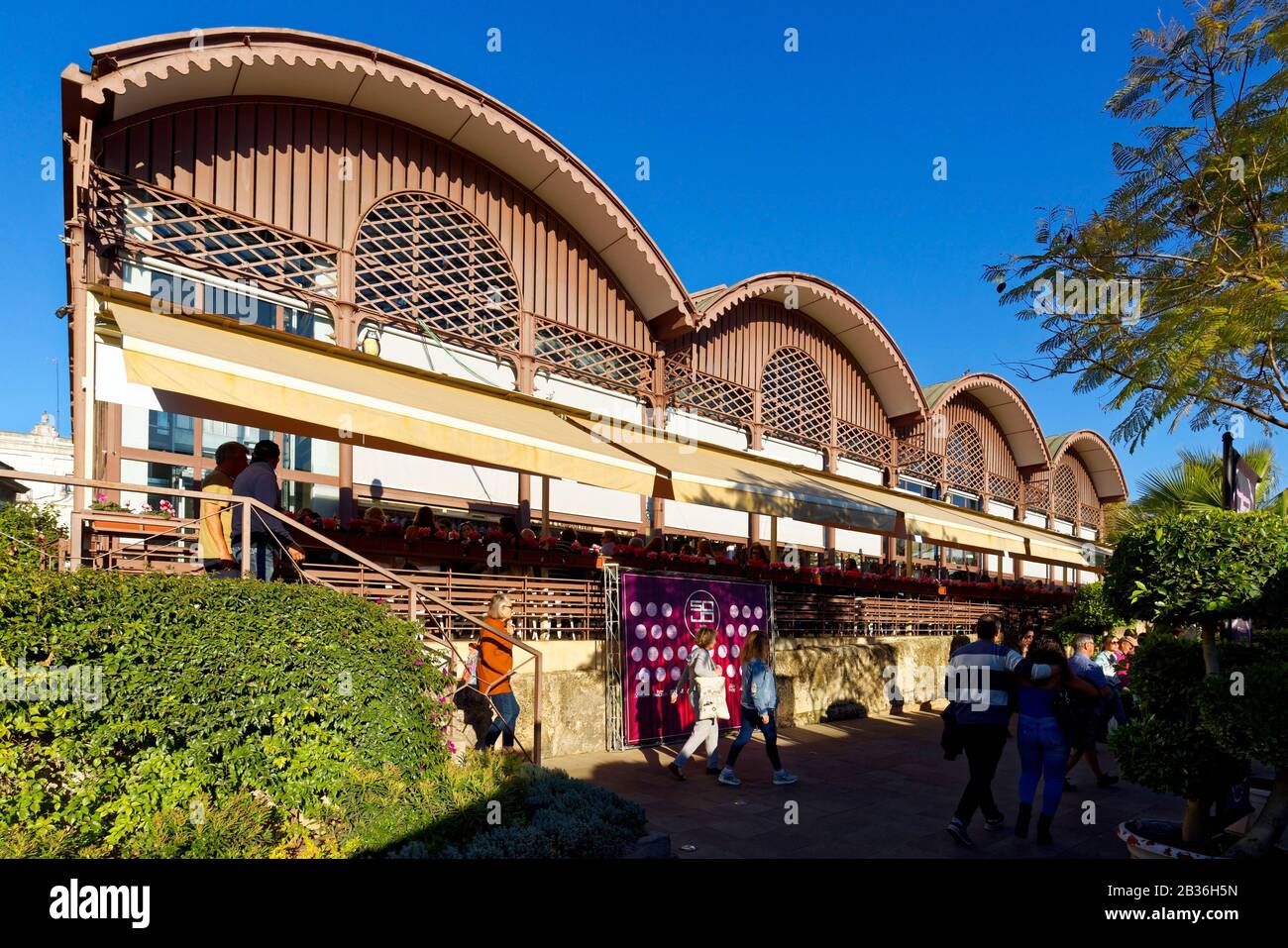 Spagna, Andalusia, Siviglia, Mercado Lonja Del Barranco Foto Stock