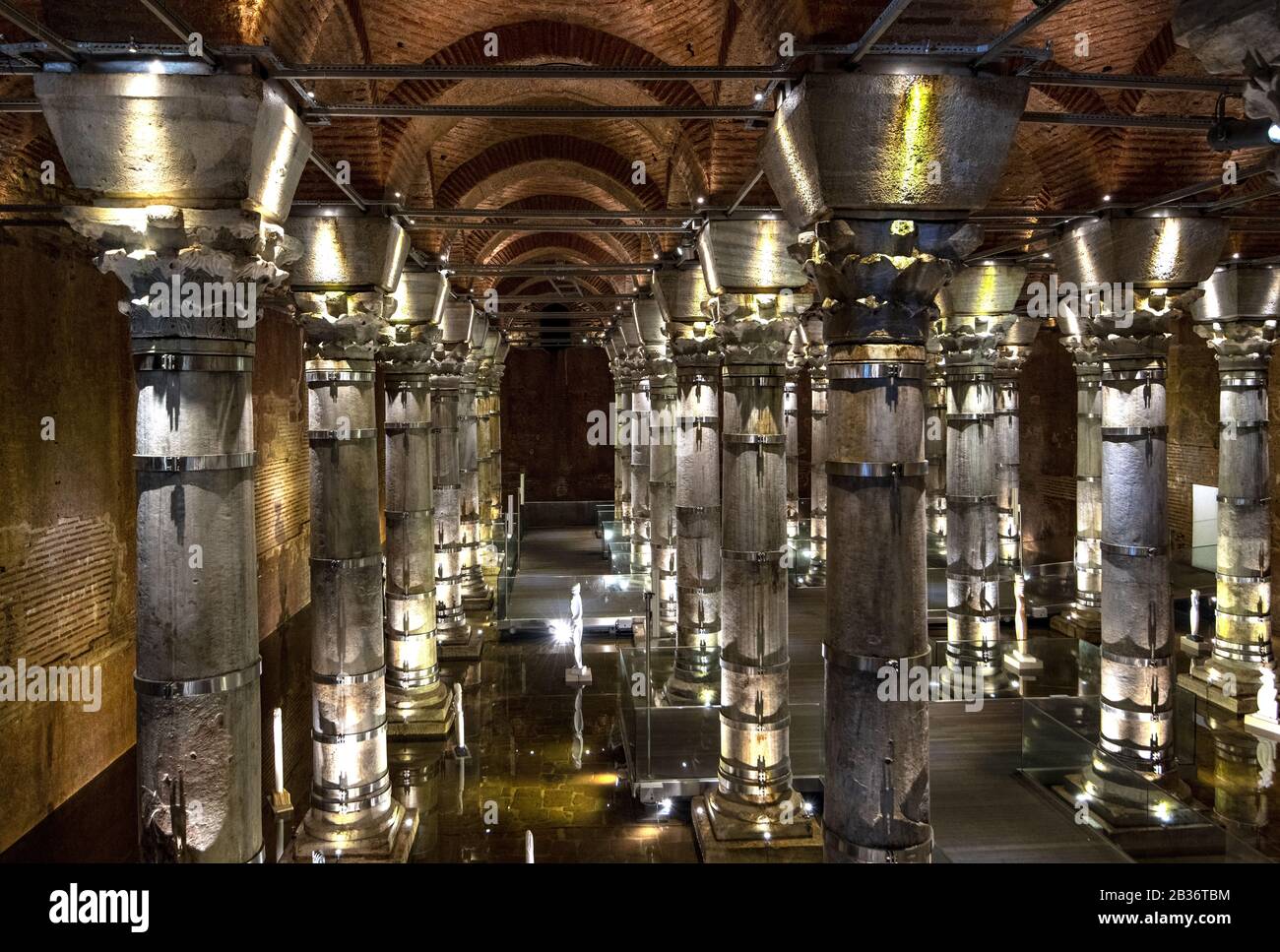 Turchia, Istanbul, Serefiye serbatoio d'acqua Foto Stock