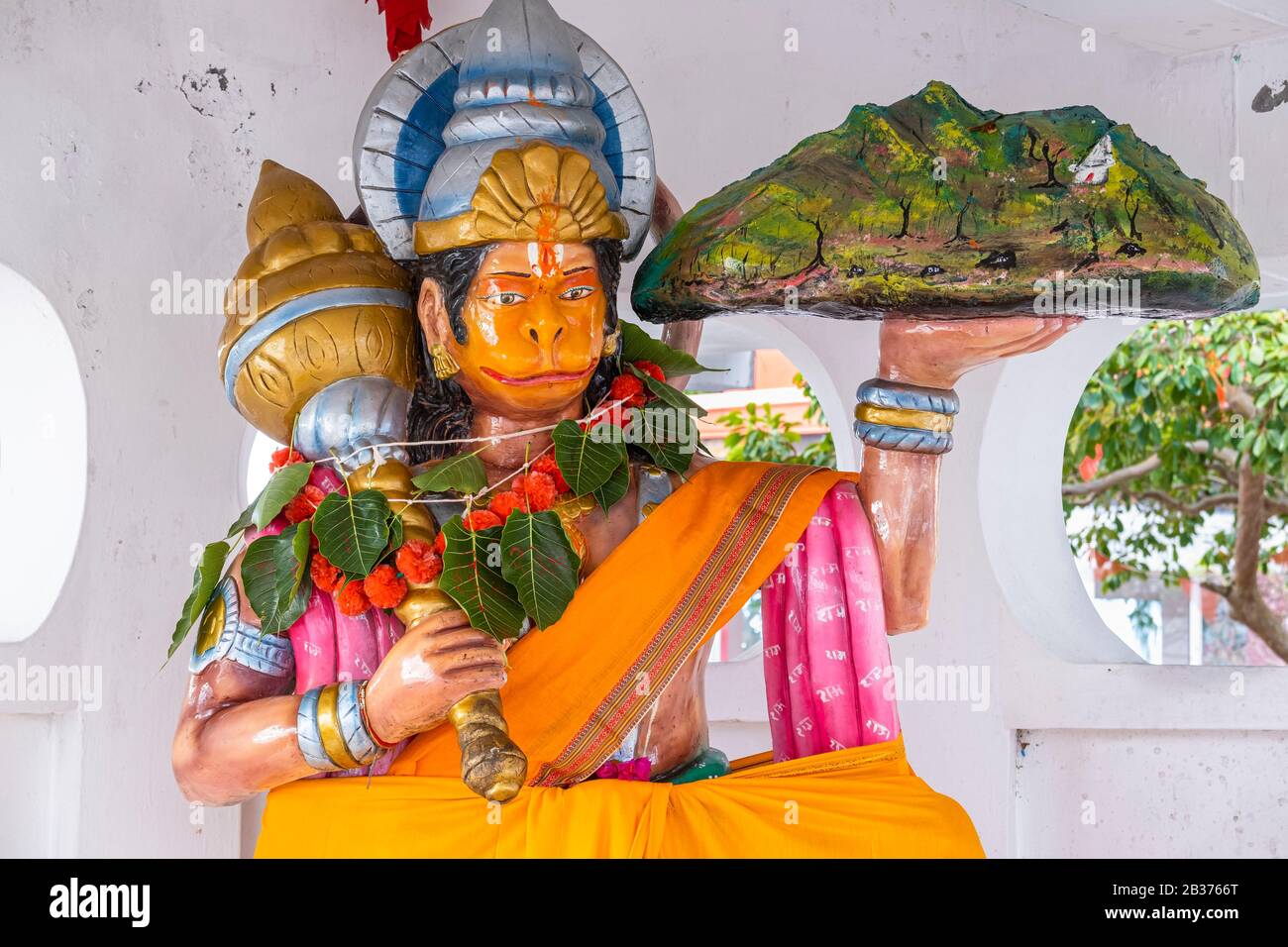 Mauritius, distretto di Flacq, Poste de Flacq, tempio indù Sagar Shiv Mandir Foto Stock