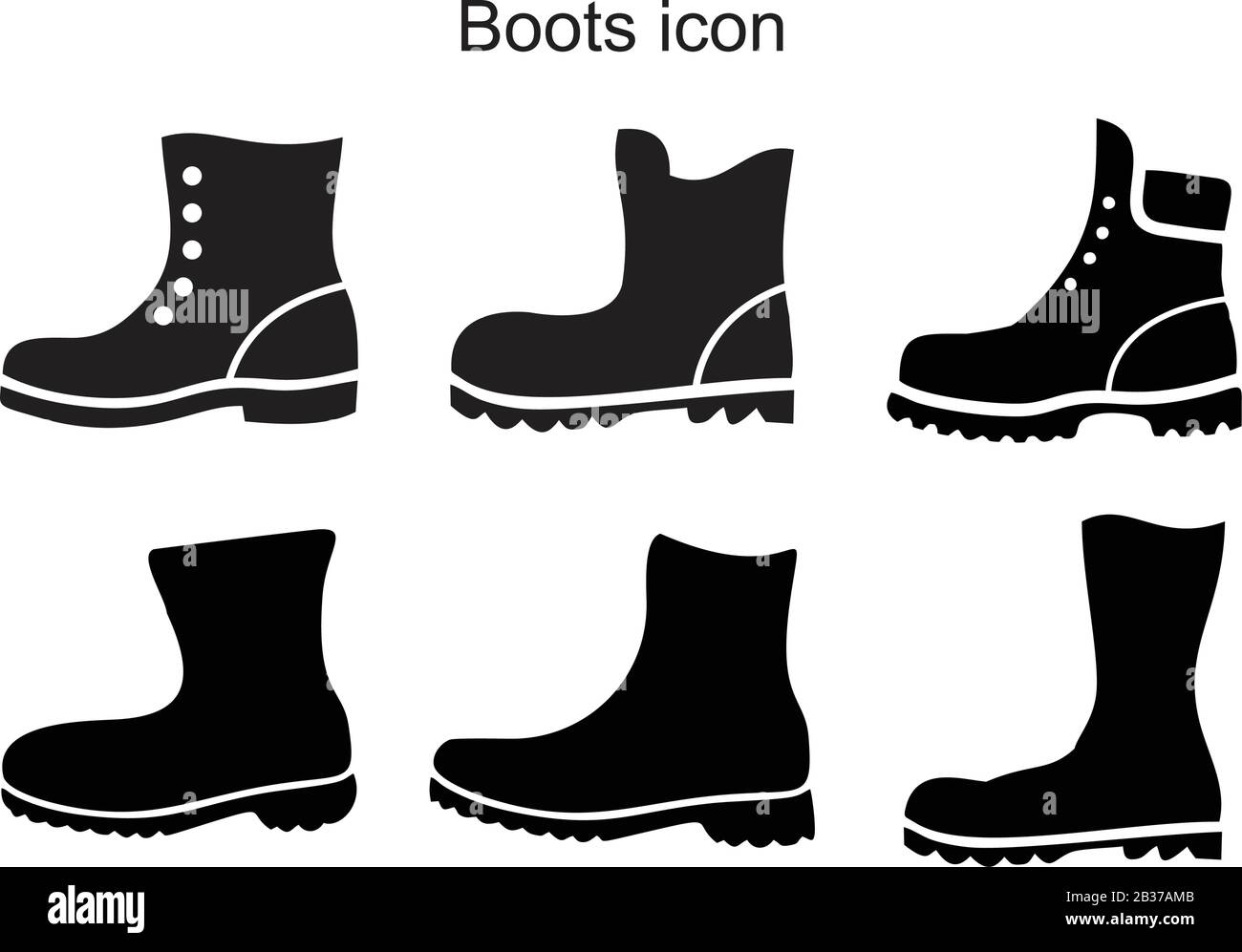 Icona di avvio modello nero colore modificabile. Icona di avvio simbolo immagine vettoriale piatta per disegno grafico e web. Illustrazione Vettoriale