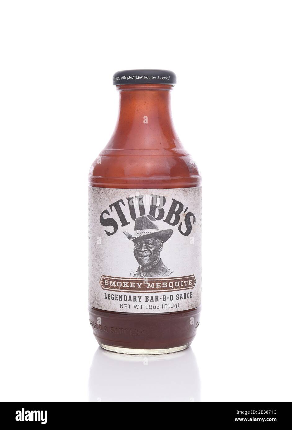 Irvine, CALIFORNIA - 22 GENNAIO 2017: Stubb’s Bar-B-Q Sauce. La salsa di tè ha ottenuto per la prima volta notorietà al Leggendario Bar-B-Q di Stubb a Lubbock, Texas. Foto Stock