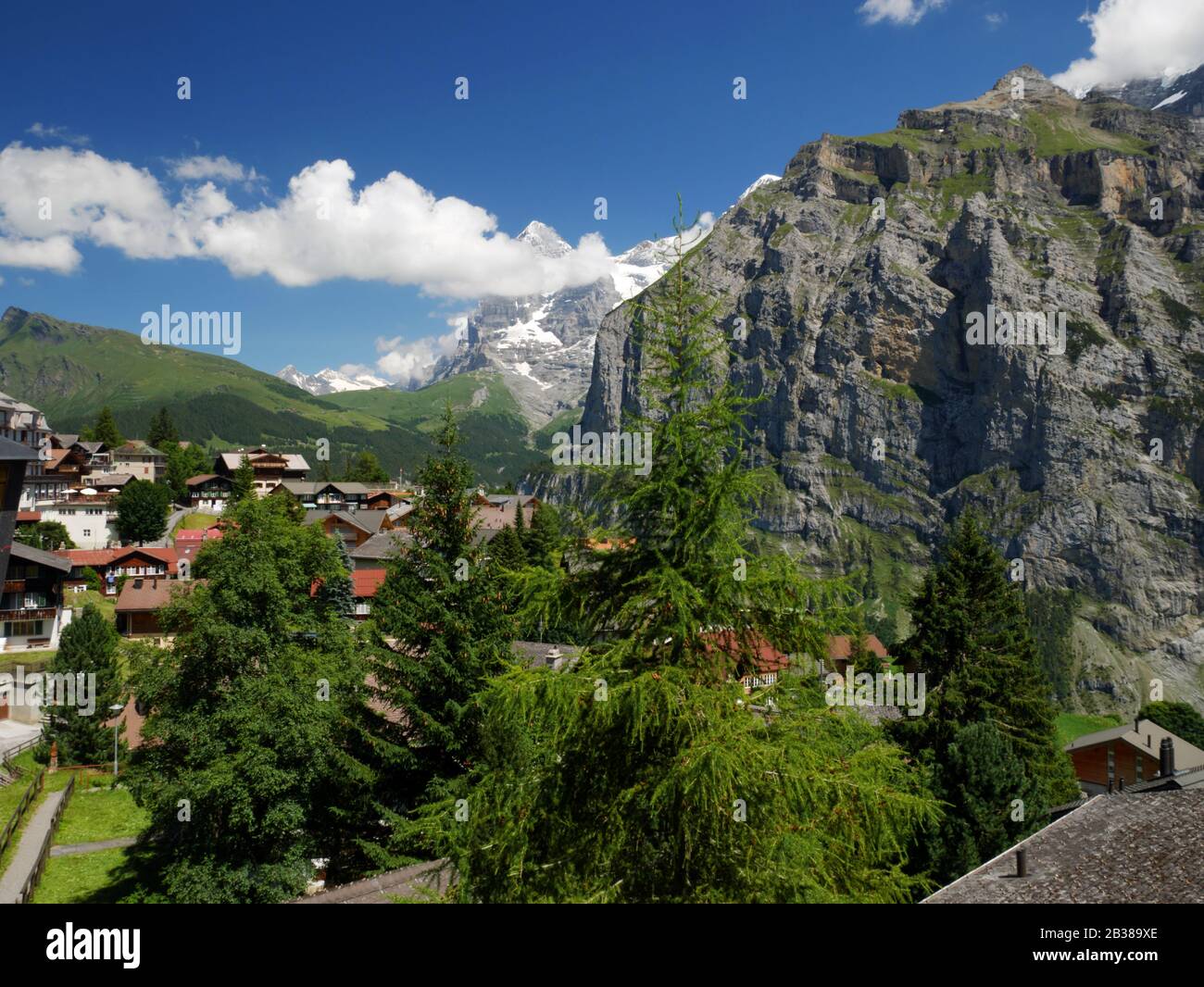 Murren, Regione Dello Jungfrau, Svizzera. Foto Stock