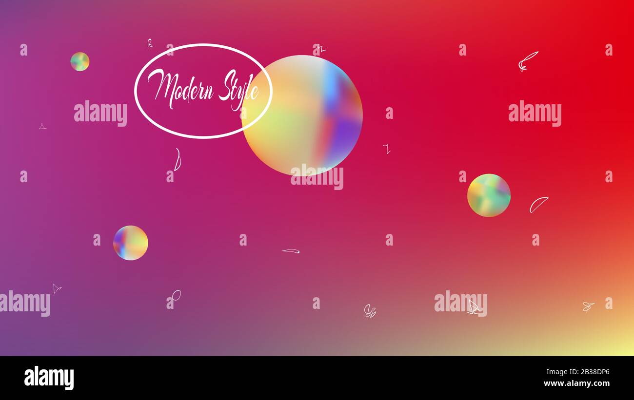 Fantasia spazio cool. Disegno colorifico semplice dell'illustrazione. Trama di sfondo, freddo. Colorato di fantasia. Super pianeti sfondo a tema. Backgrou colorato Illustrazione Vettoriale