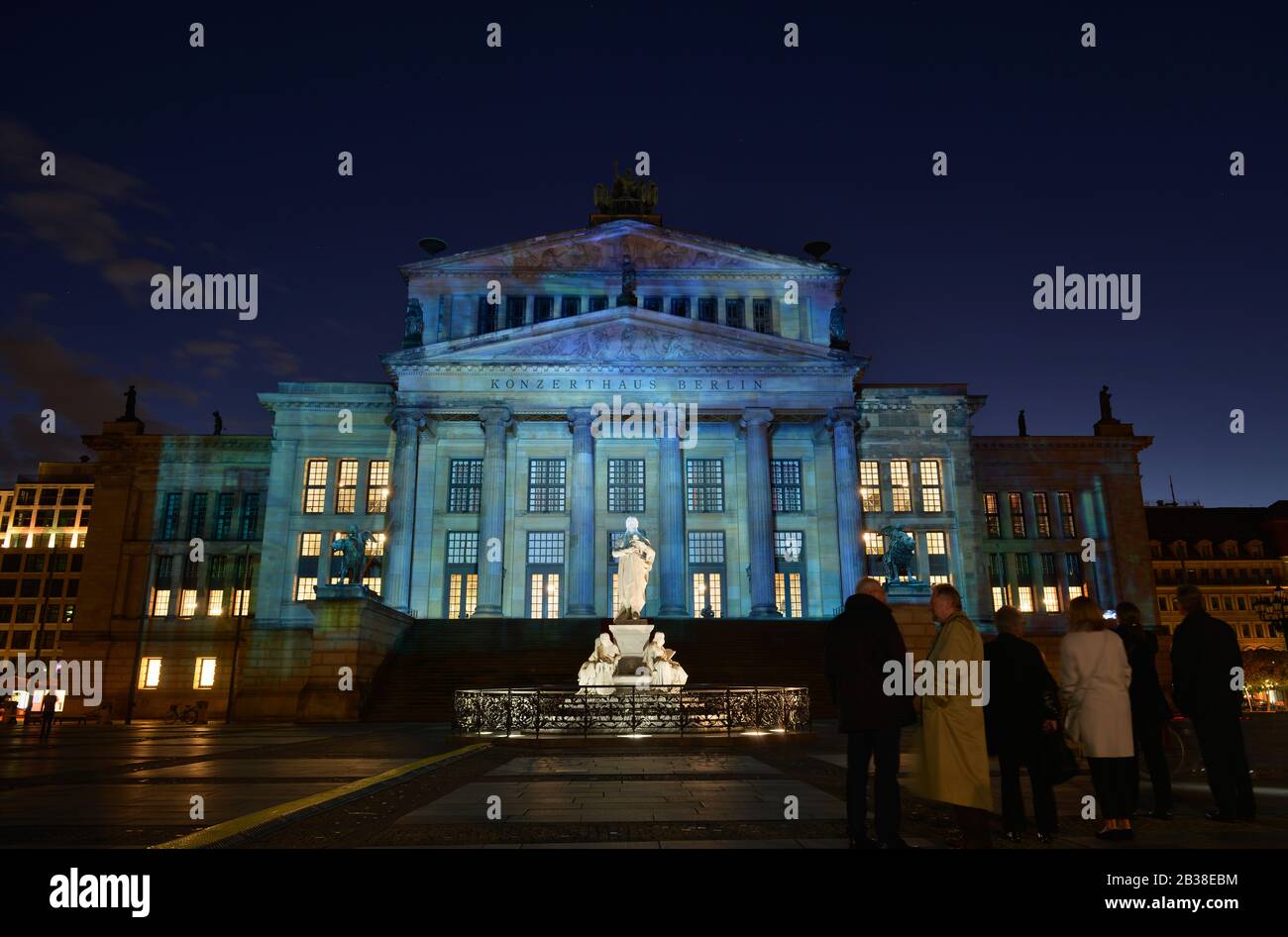 Festival delle Luci, Konzerthaus, Gendarmenmarkt , Mitte di Berlino, Deutschland Foto Stock