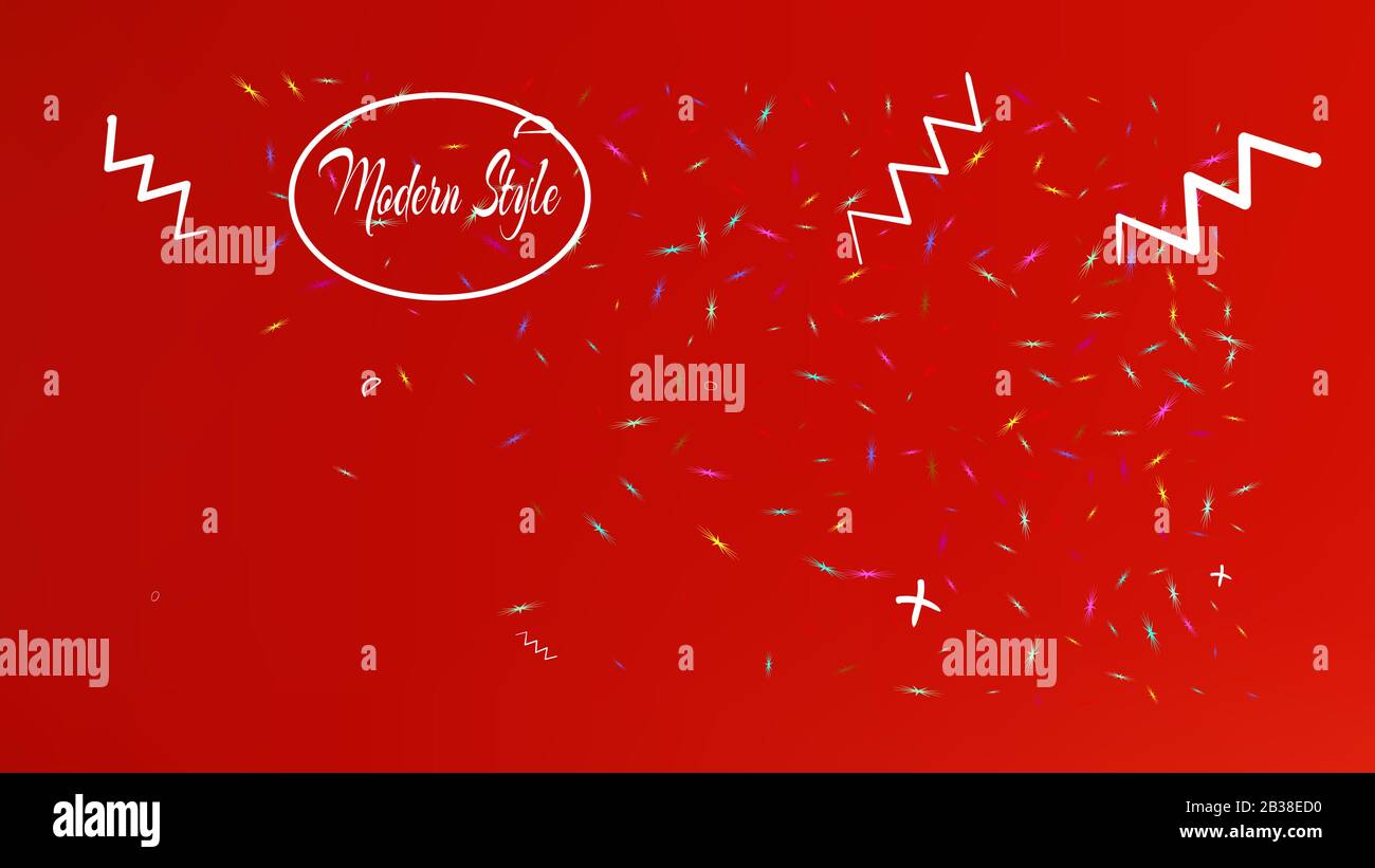 Tema di illustrazione colorifica elementare. Trama di sfondo, smoot. Pura fantasia spaziale. Di colore rosso. Super pianeti sfondo a tema. Backgro colorato Illustrazione Vettoriale