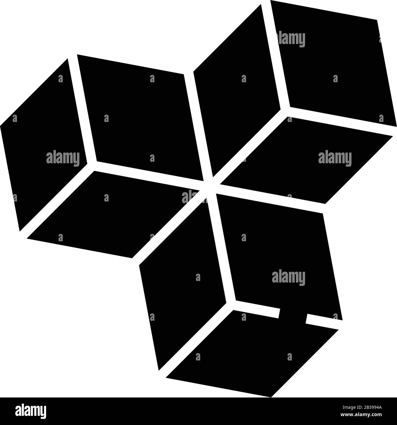 Unità di programmazione icona nera, illustrazione concettuale, simbolo piatto vettoriale, simbolo glifo. Illustrazione Vettoriale