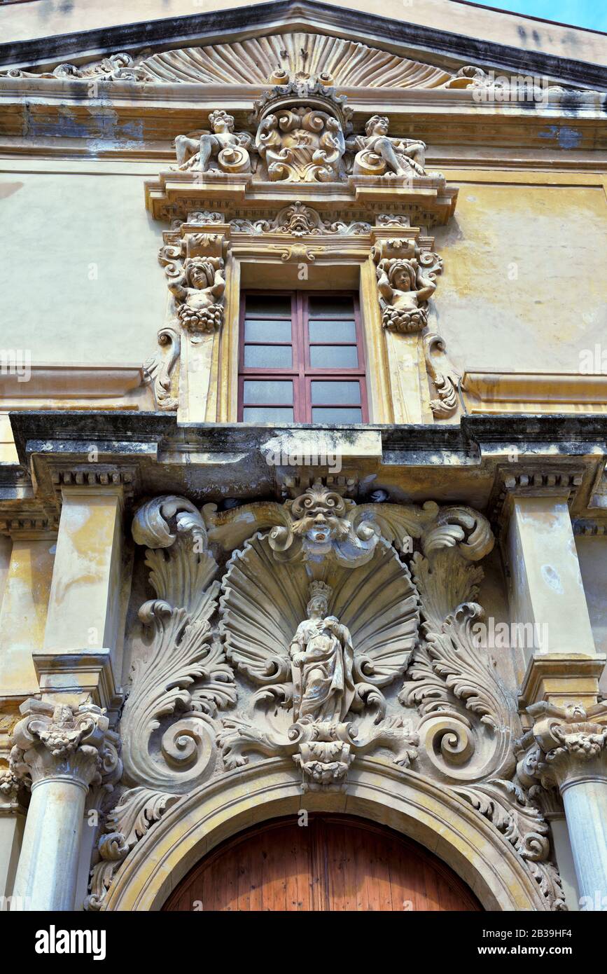 Chiesa monastero di santa caterina Mazara del vallo Sicilia Italia Foto Stock
