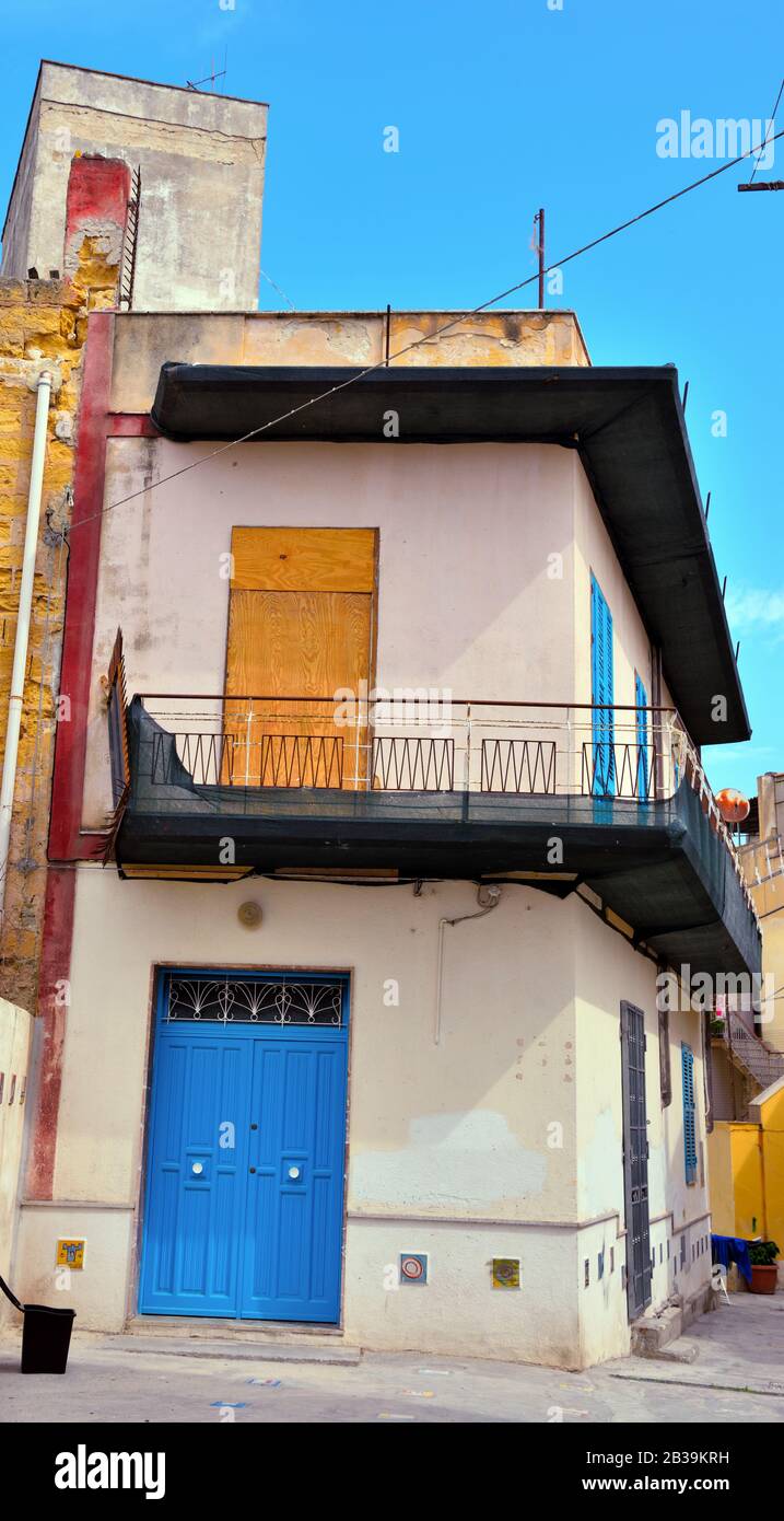 Il centro storico di Mazara del vallo Sicilia Italia Foto Stock