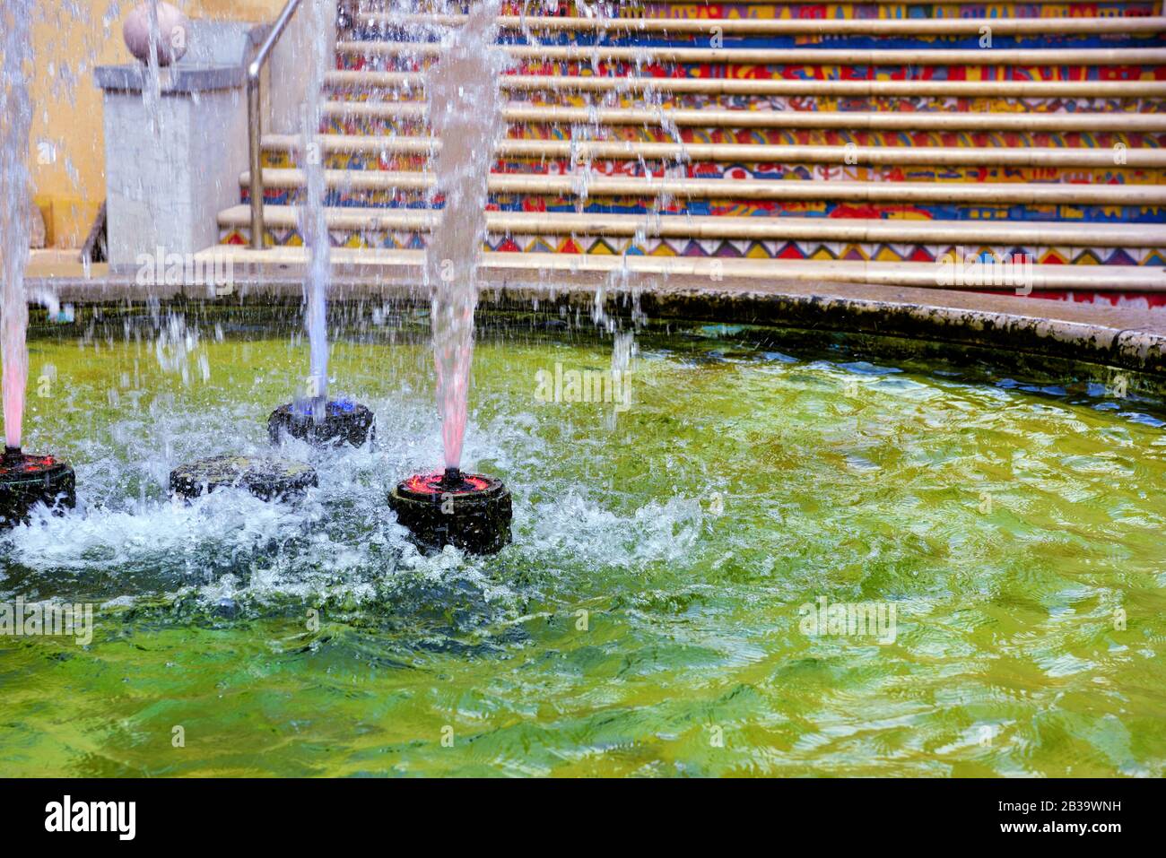 Fontana a Mazara del vallo Sicilia Foto Stock