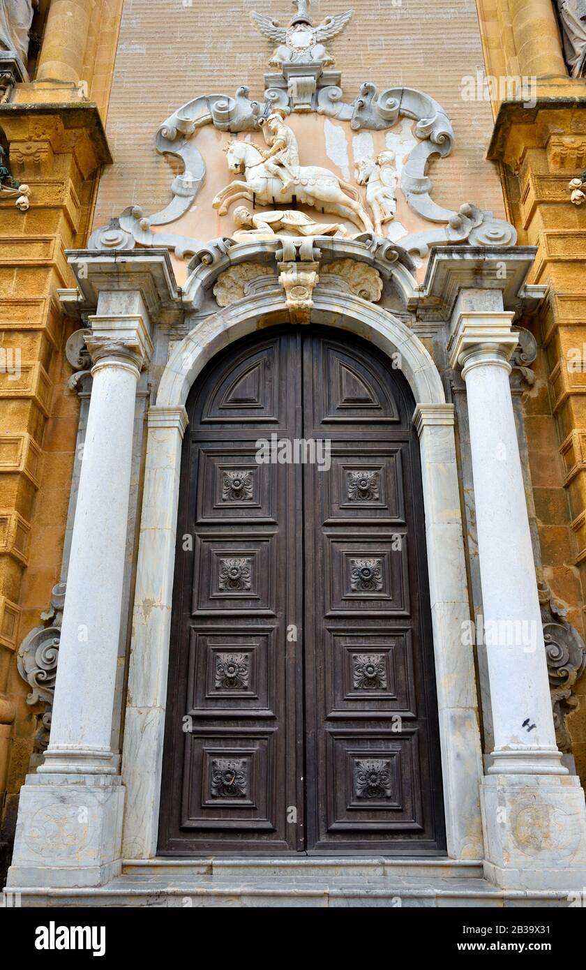 Cattedrale di Mazara del vallo Sicilia Italia Foto Stock