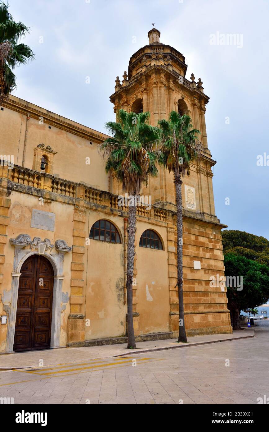 Cattedrale di Mazara del vallo Sicilia Italia Foto Stock