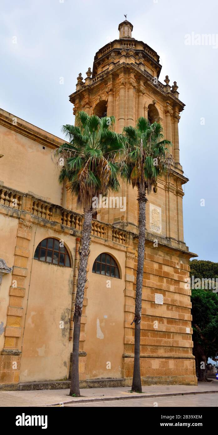 Cattedrale di Mazara del vallo Sicilia Italia Foto Stock