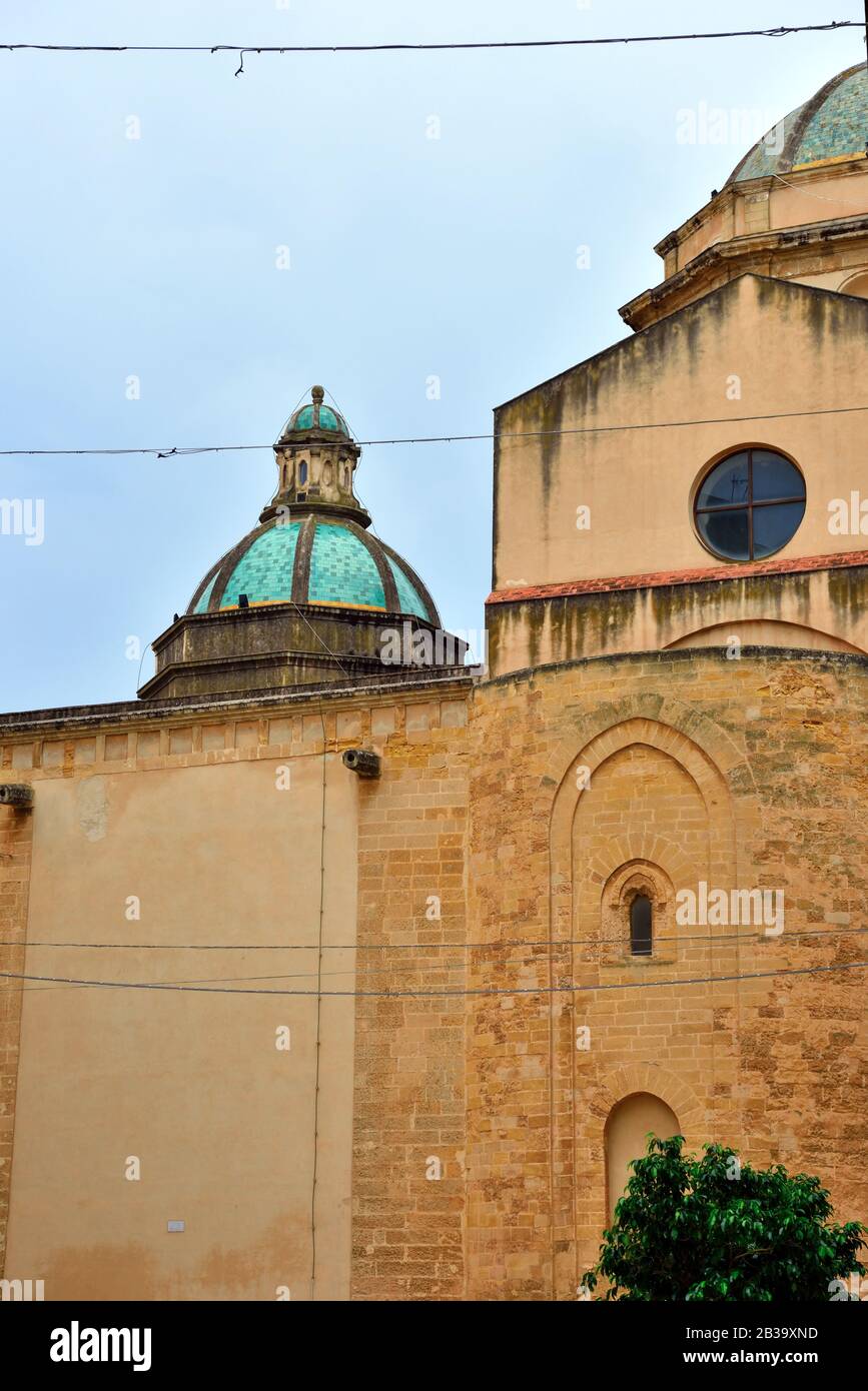 Cattedrale di Mazara del vallo Sicilia Italia Foto Stock