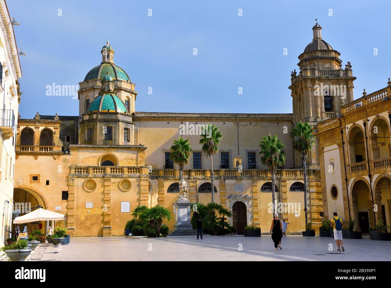 Cattedrale di Mazara del vallo Sicilia Italia Foto Stock