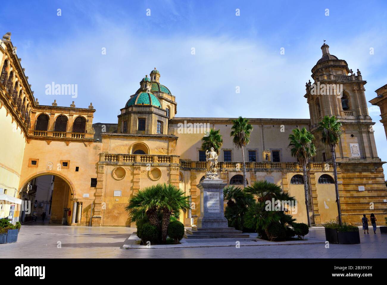 Cattedrale di Mazara del vallo Sicilia Italia Foto Stock