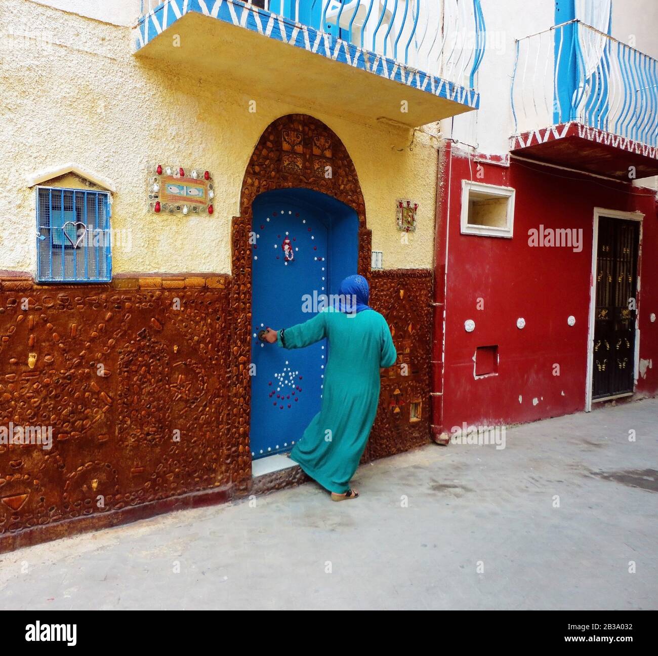 Kasbah, la città vecchia di Mazara del vallo sicilia Foto Stock