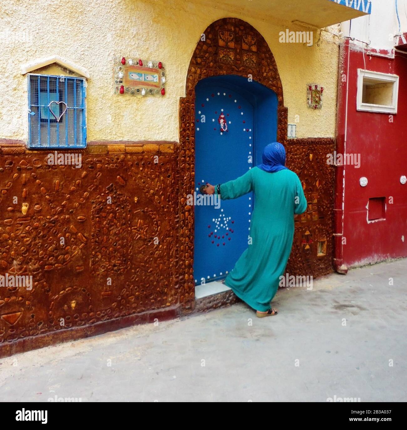 Kasbah, la città vecchia di Mazara del vallo sicilia Foto Stock