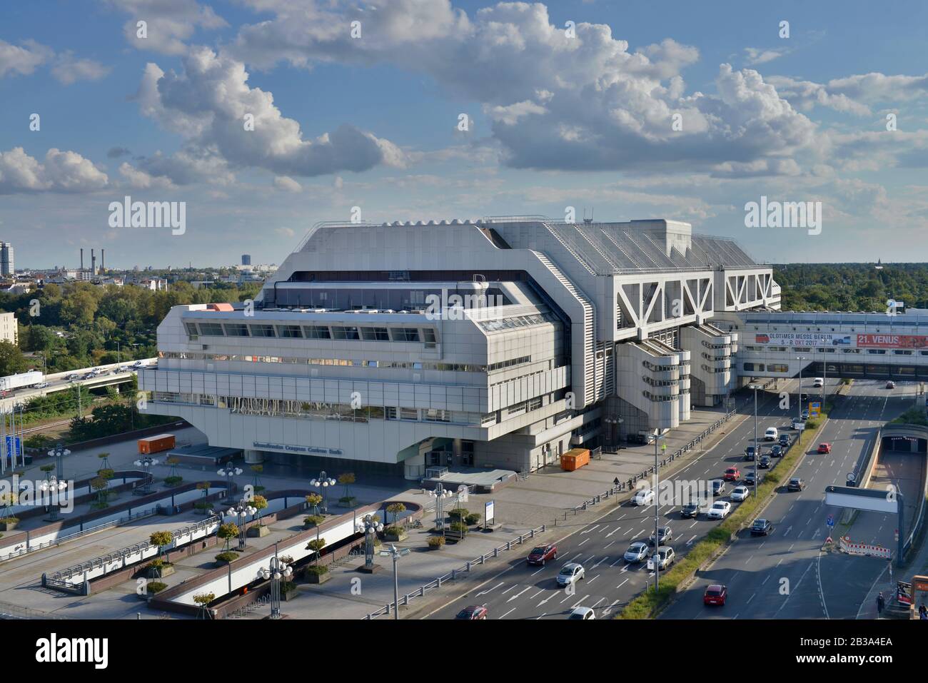 ICC, Messedamm, Westend, Charlottenburg di Berlino, Deutschland Foto Stock