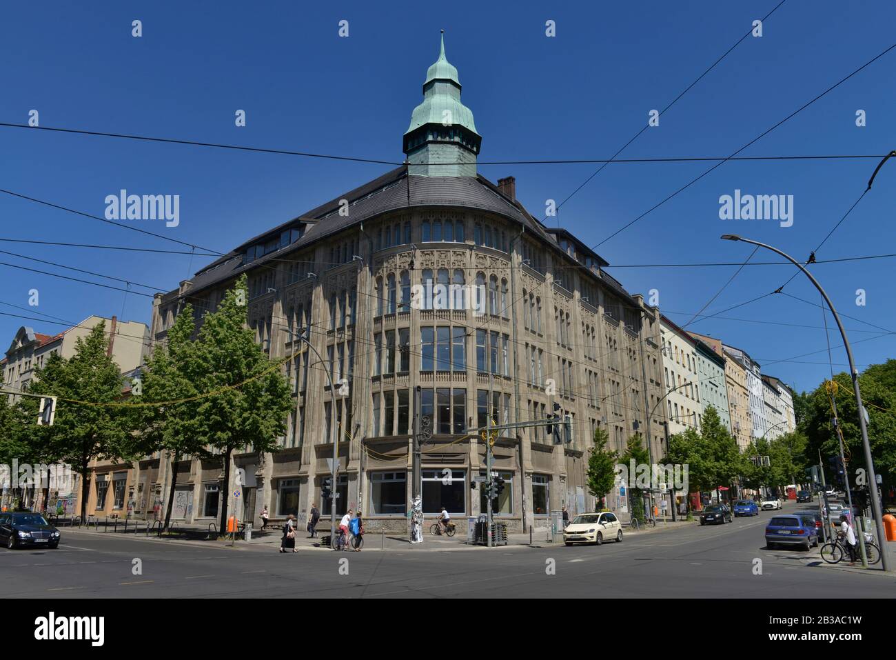 Jandorf Warenhaus, Brunnenstrasse, nel quartiere Mitte di Berlino, Deutschland Foto Stock