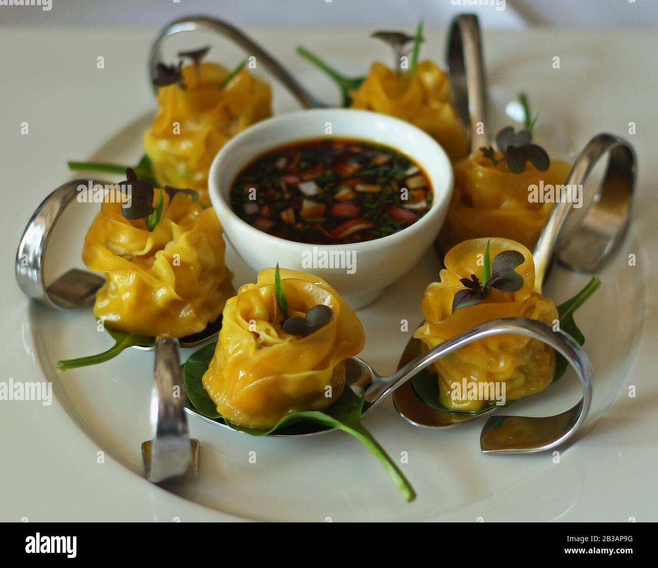Dim sum cinese Foto Stock