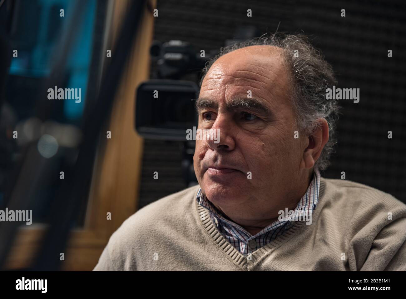 Ex vice della Nazione argentina e attuale presidente dell'Istituto Nazionale di Associativismo e Economia sociale, Mario Cafiero Foto Stock