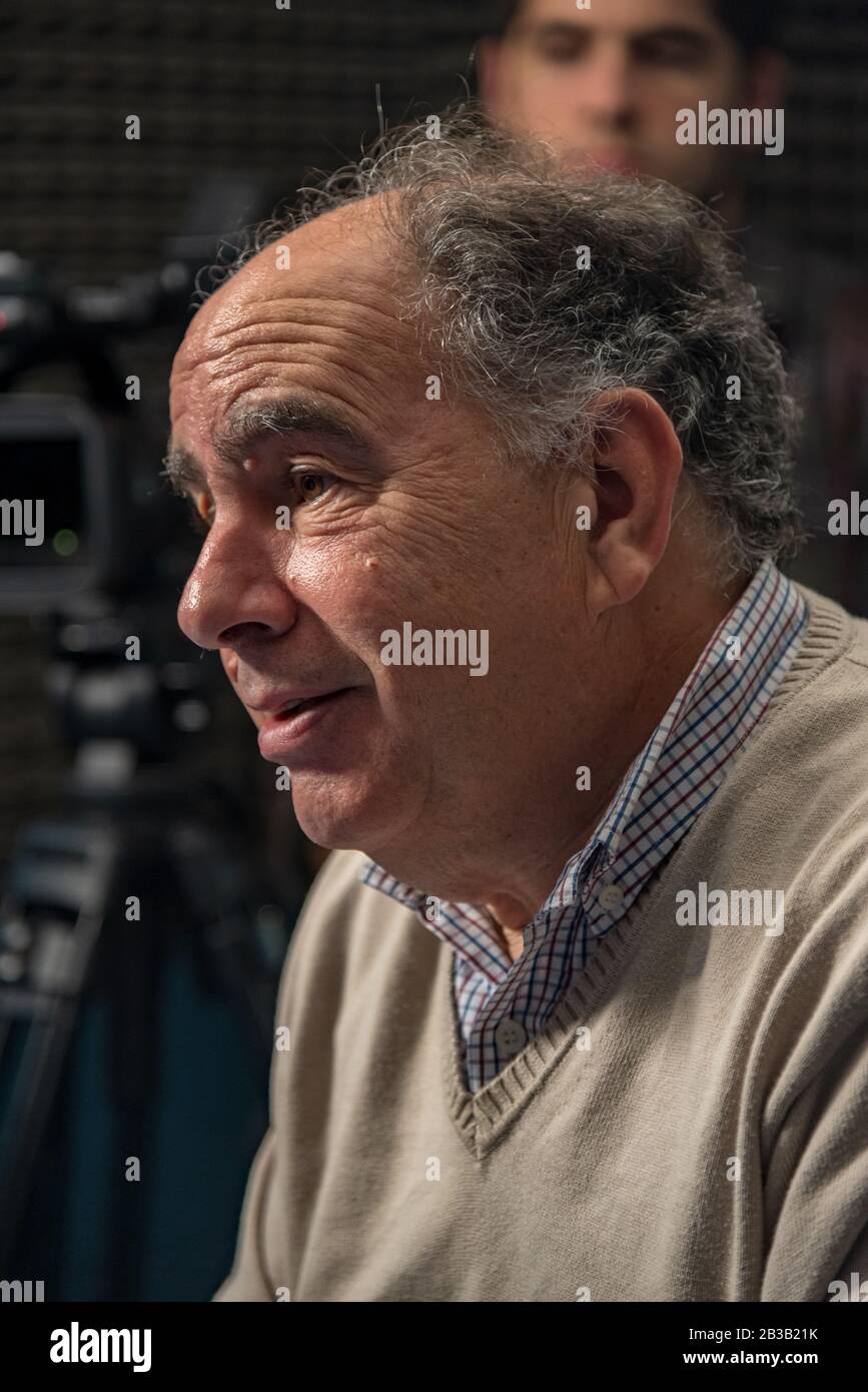 Ex vice della Nazione argentina e attuale presidente dell'Istituto Nazionale di Associativismo e Economia sociale, Mario Cafiero Foto Stock