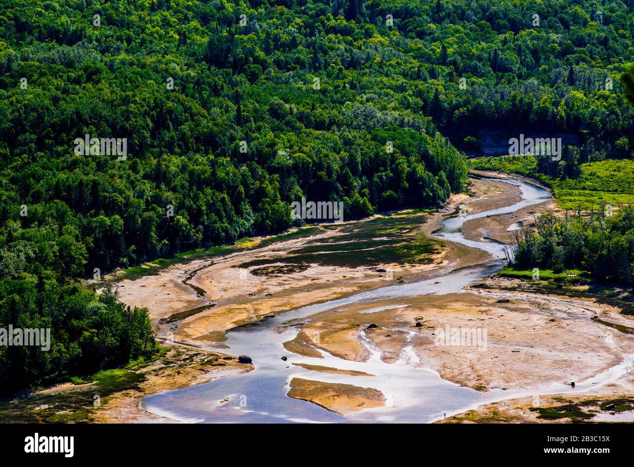 Saguenay Fjord, Canada - 17 Agosto 2019: La Vista Del Paesaggio Del Parco Nazionale Di Saguenay Fjord Foto Stock