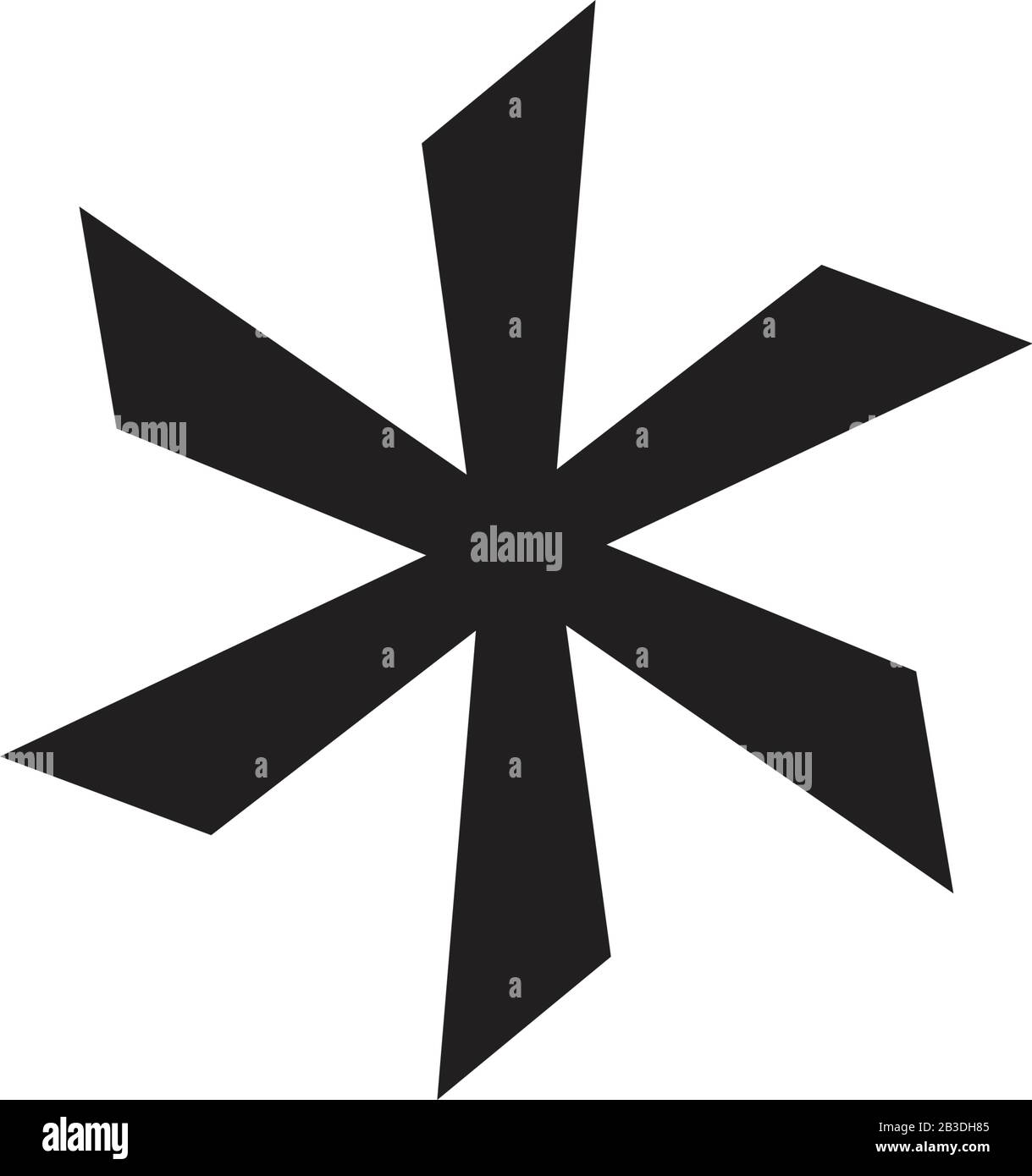 Colore nero modificabile per la ventola nera e il modello di icone PROPELLER colore nero modificabile. Simbolo della ventola nera e dell'icona PROPELLER immagine vettoriale piatta per la progettazione grafica e web. Illustrazione Vettoriale