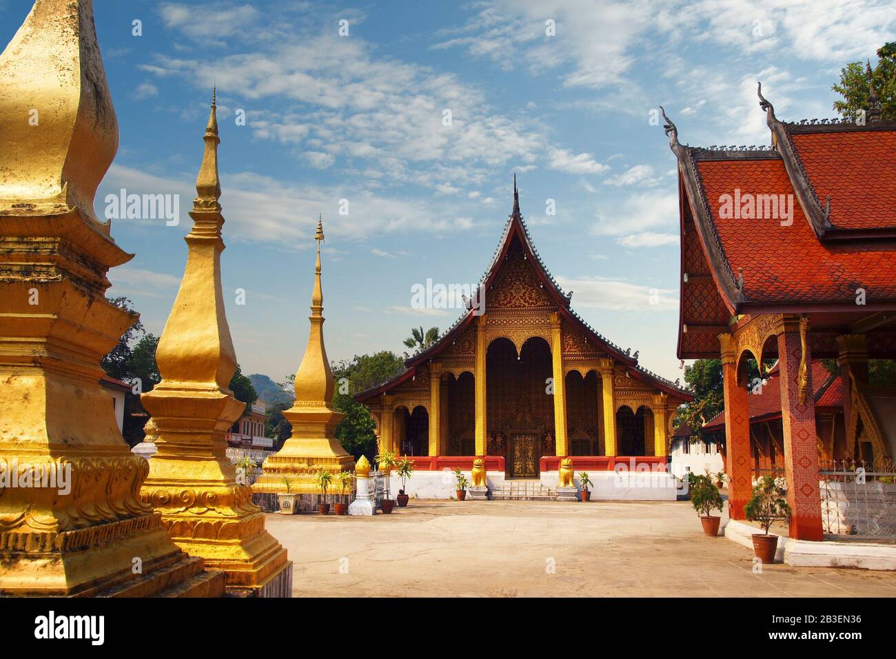 IVA sensoukharam a Luang Prabang, Laos Foto Stock