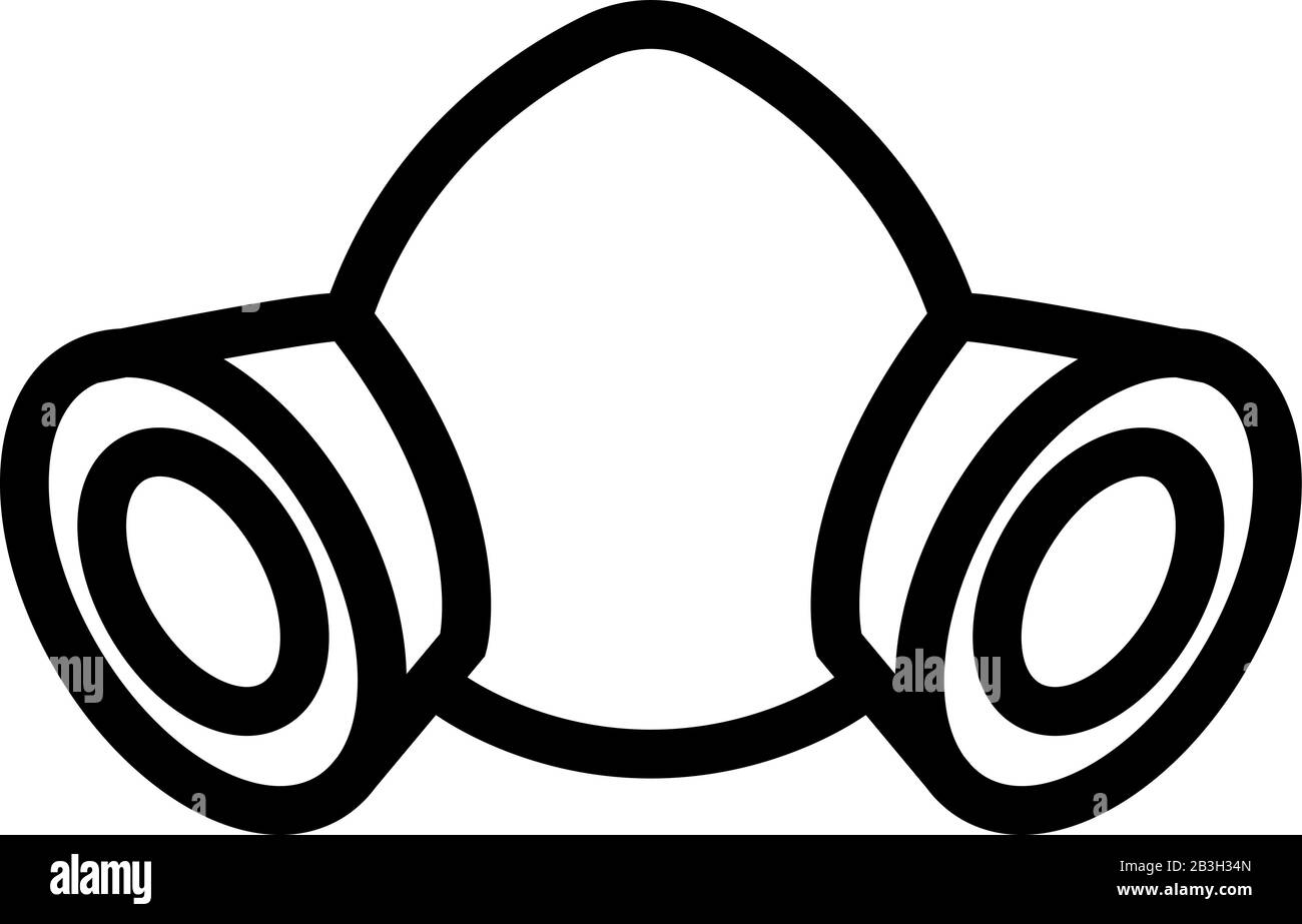 Vettore icona controllo insetti. Illustrazione del simbolo del contorno isolato Illustrazione Vettoriale