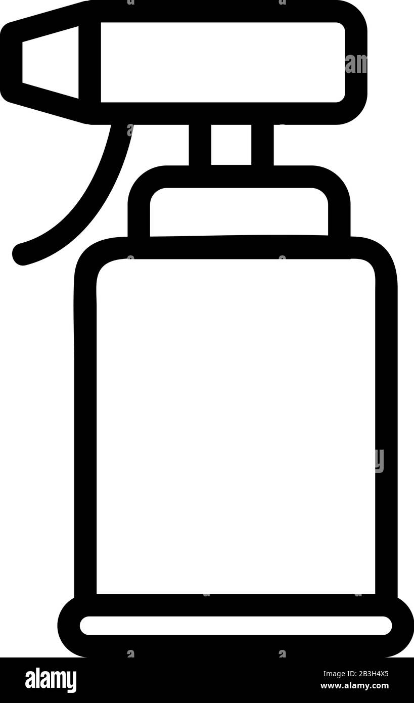 Vettore icona controllo insetti. Illustrazione del simbolo del contorno isolato Illustrazione Vettoriale