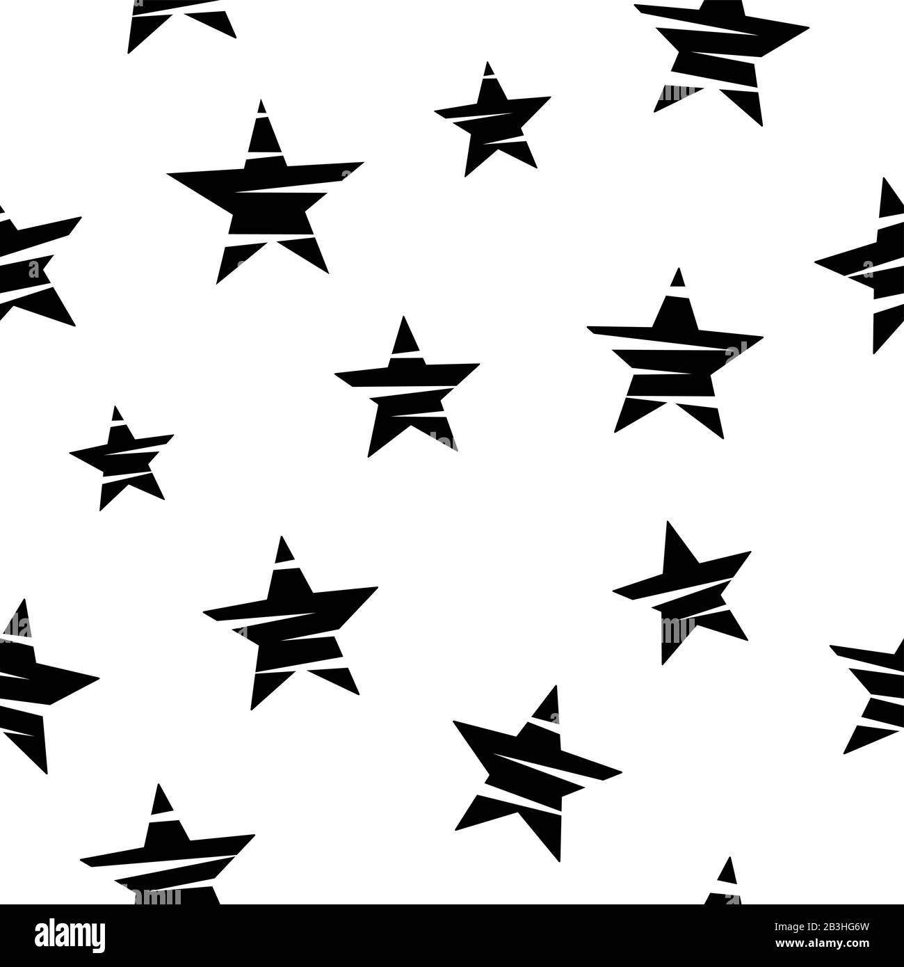 Stelle senza cuciture. Trendy astratto infinito sfondo con stelle. Vettore Illustrazione Vettoriale