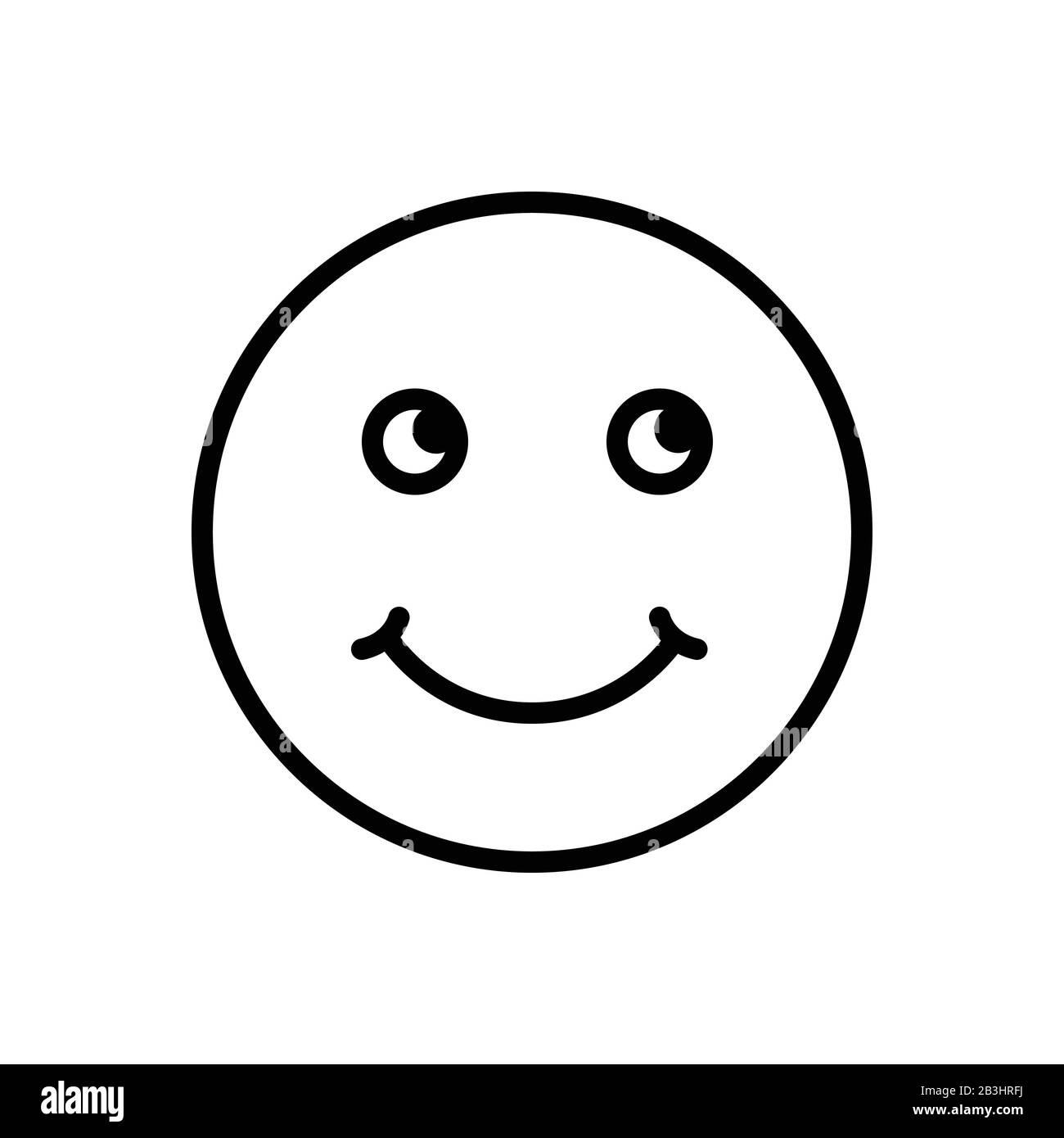 Icona di sorriso Illustrazione Vettoriale