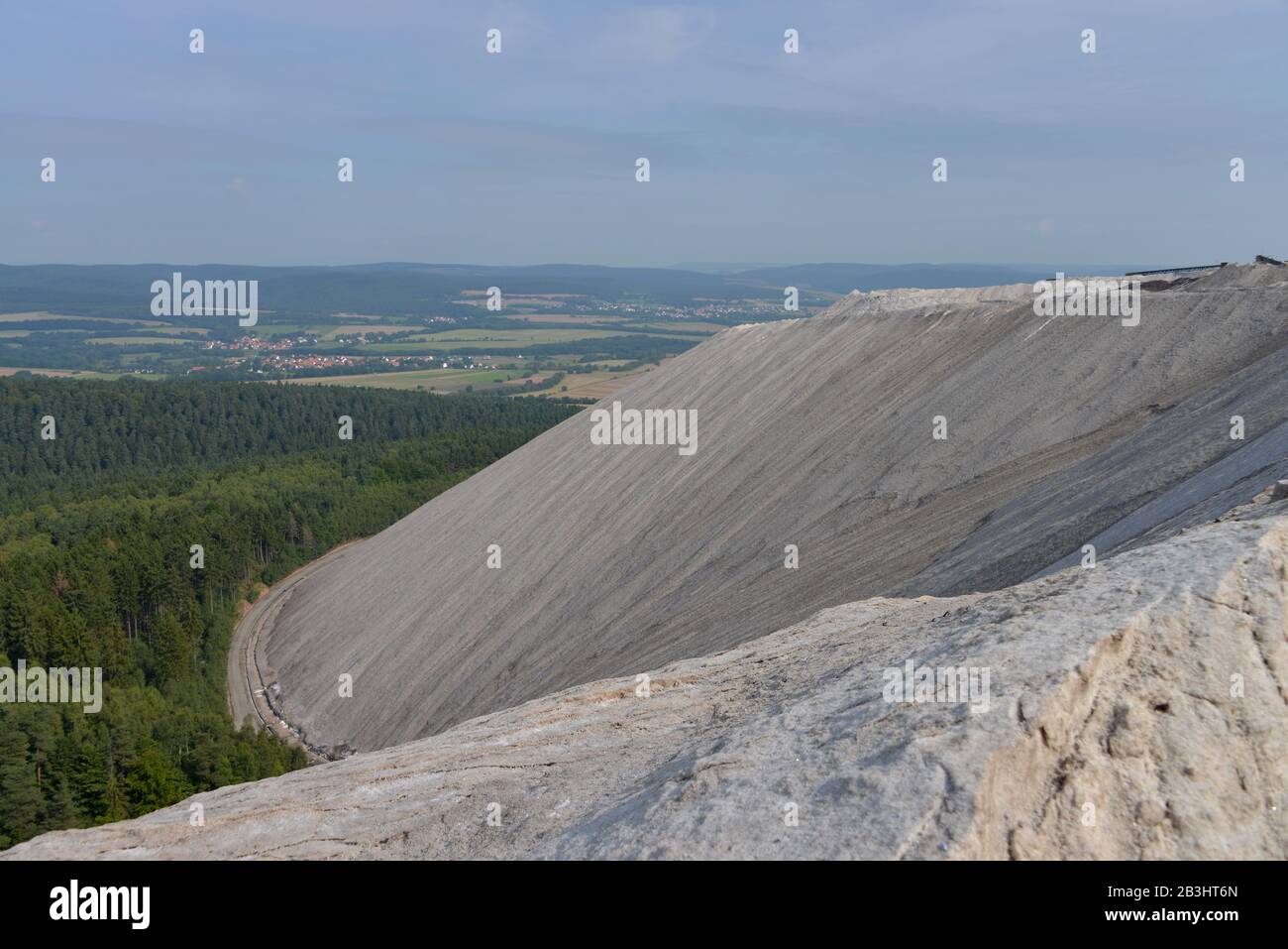 Monte Kali, Heringen, Assia, Deutschland Foto Stock