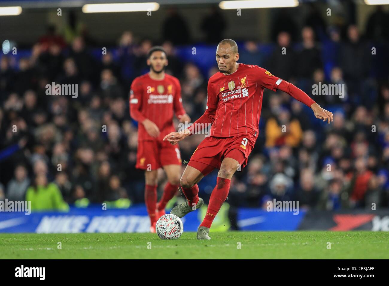 3rd Marzo 2020, Stamford Bridge, Londra, Inghilterra; Emirates fa Cup 5th Round, Chelsea / Liverpool : Fabinho (3) di Liverpool Foto Stock